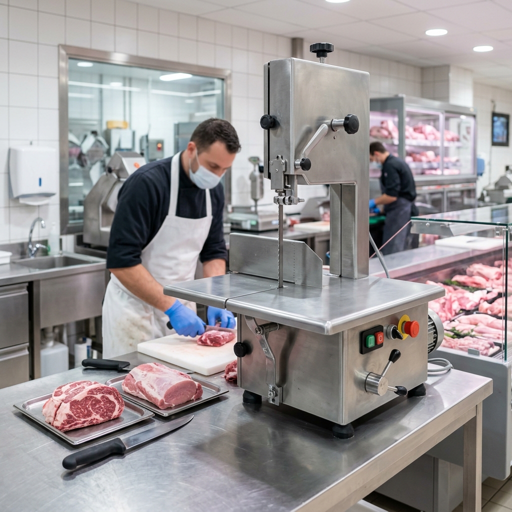Lavorazione Carne - Segaossa e gancere aeree in acciaio inox