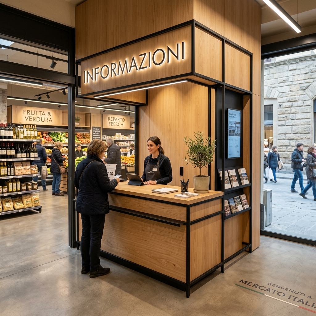 Box Informazioni Accoglienza GDO Industries